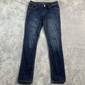 Aeropostale Designed in Nyc Skinny 4 Reg/Normal Women's Dark Blue Jeans Pants